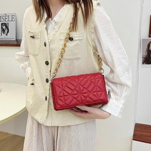 NWOT Zara Quilted Shoulder Bag - Picture 3 of 4